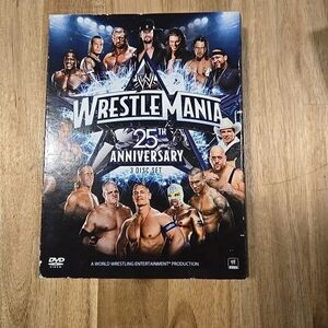 WWE WrestleMania 25th Anniversary 3 Disc Set - Black